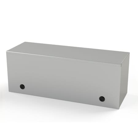 Saginaw Control & Engineering 1/4 Turn Latch Electrical Enclosures, 9 in H, 8 in D, 24 in W, NEMA 1, Carbon Steel SCE-L9N248LP